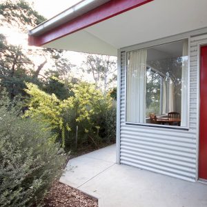 An image of the accommodation units at The Abbey, Raymond Island Australia